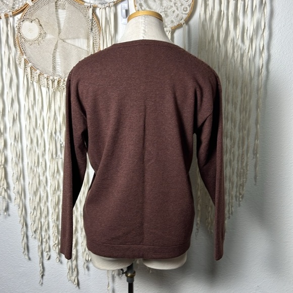 Brunello Cucinelli Cinnamon Colored Cashmere V-Neck Sweater Size M - Picture 5 of 12